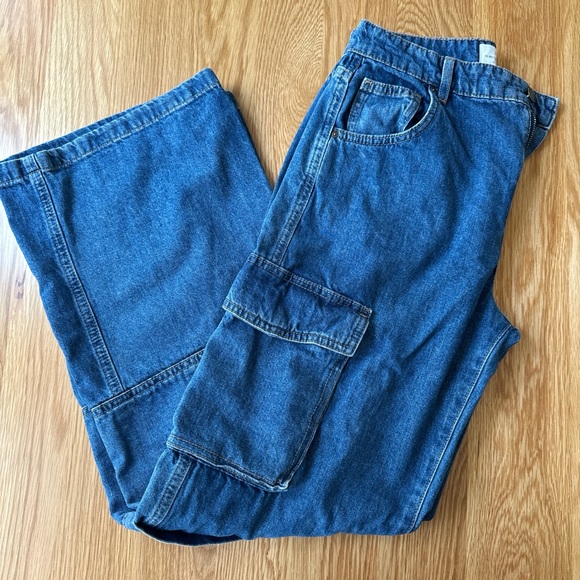 Cotton On Denim - Cotton On Cargo Wide Jeans